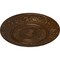 Ekena Millwork Biddix Ceiling Medallion (Fits Canopies up to 7 1/2"), 20 7/8"OD x 1 1/4"P, Root Beer Crackle CM20BXRBC - alternate 2